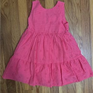 4T cat & Jack dress - back cut out detail shown